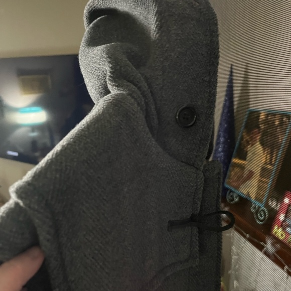 Burberry Toggle Grey Wool Coat - Picture 14 of 15